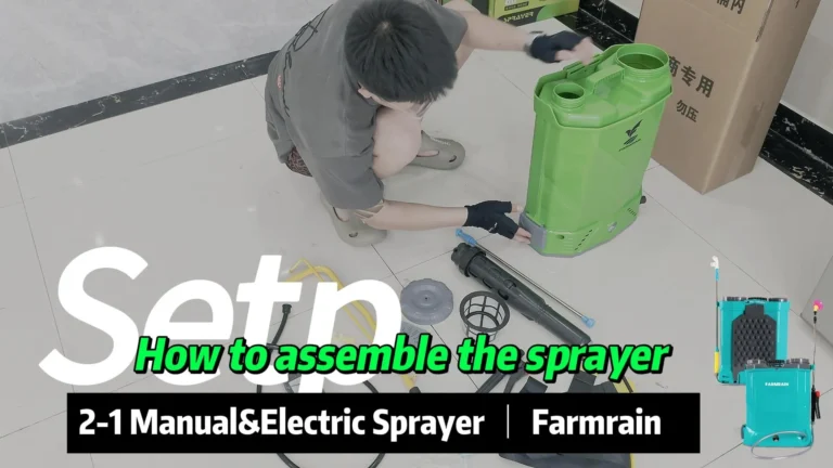 2-in-1 Electric&Manual Sprayer, How to Assemble the Electric&Manual Sprayer